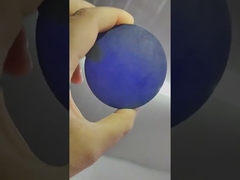 オーダーメイド 合成ルビーと青いサファイアガラス