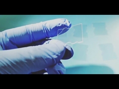 レーザー切断でダブルサイドに磨かれた合成サファイアガラスプレート