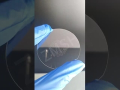 2インチサファイア・ウェーファー 穴 C軸 Al2O3 モノ結晶 9.0 硬さ