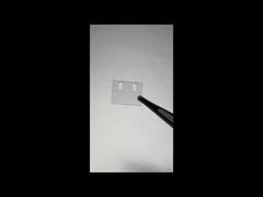 カスタマイズされた正方形サファイア光学窓（スルーホール付き）