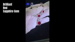 ラボで作成されたピジョン ブラッド レッド サファイア