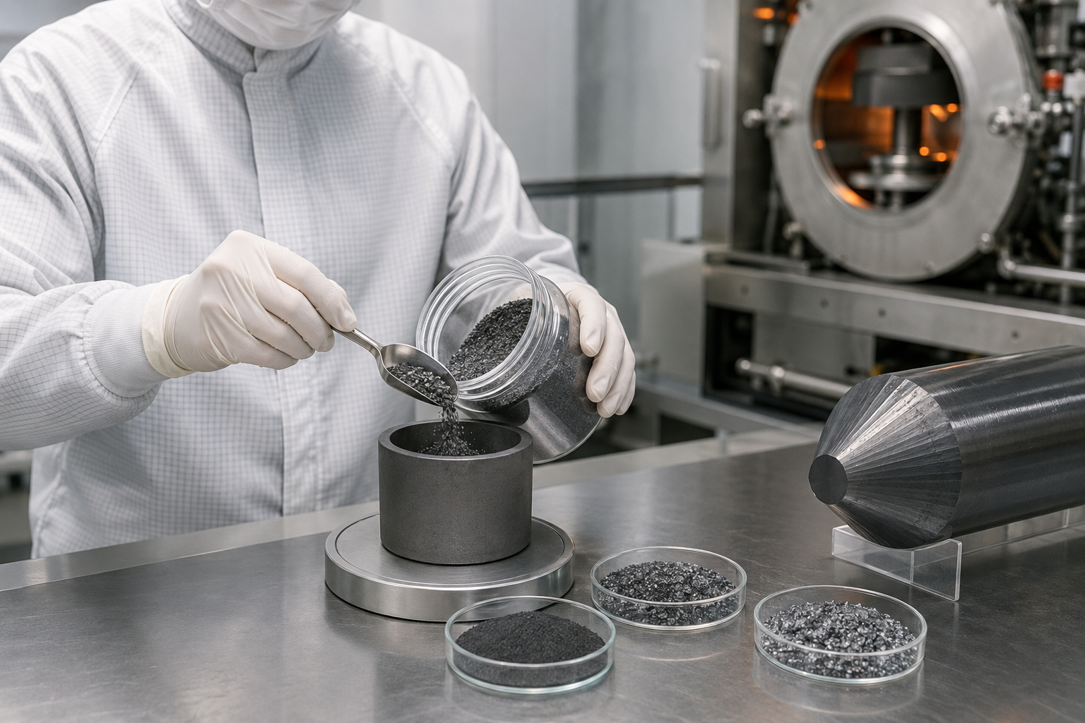 最新の企業ブログについて High-Purity SiC Powder for Crystal Growth: Purity Levels, Particle Size, Impurity Control and PVT Yield