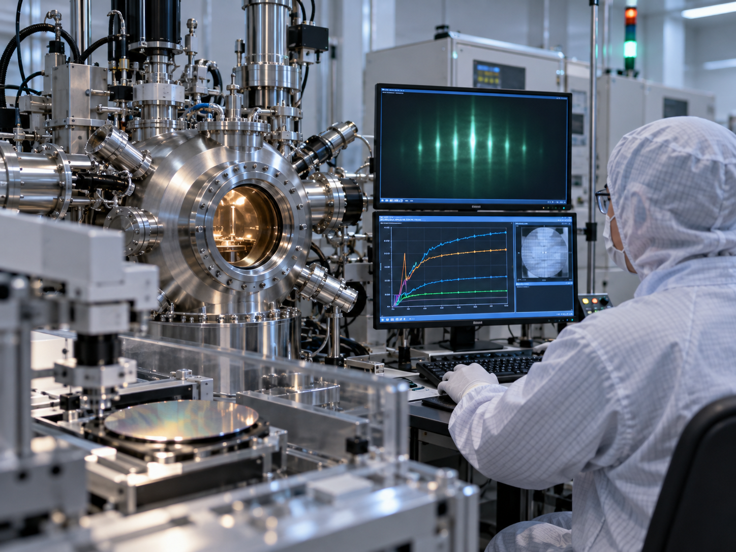 最新の企業ブログについて AI-Controlled GaN Epitaxy: How RHEED Data, MBE Process Control and Autonomous Growth Improve Epi-Wafer Uniformity and Yi