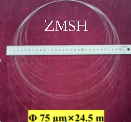 購入 サファイア繊維 75um 100um 高屈折性 高性能レーザー 幅広く波長光通信 オンライン製造