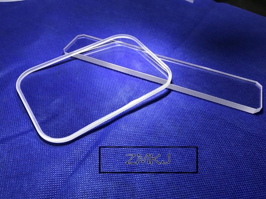 購入 正方形の長方形のサファイア光学WindowsのLEDの破片のための単結晶ガラス オンライン製造