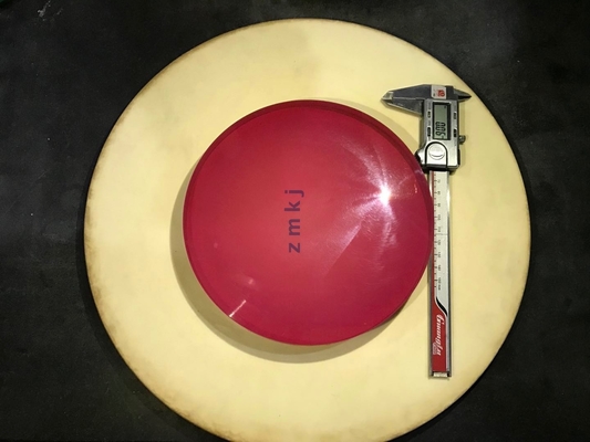 購入 Ti+ Al2O3のサファイアのウエファー、サファイア ガラスのガラス レンズによって添加されるチタニウム オンライン製造