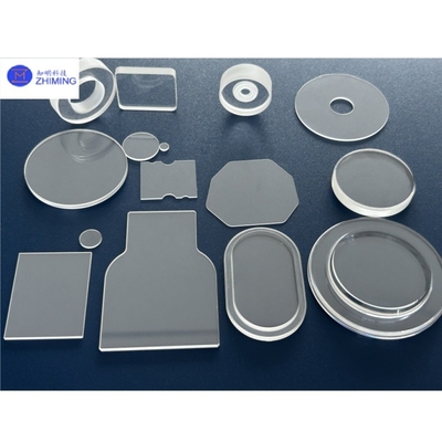 購入 サファイア 窓 水晶 ガラス レンズ 基板 Al2O3 オーダーメイド 不規則形 高光伝達 オンライン製造