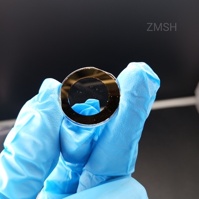 購入 サファイア 光学窓部品 高精度 透明ガラス 保護 窓 金塗り オンライン製造