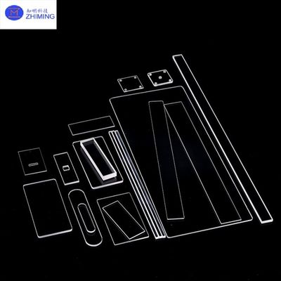 購入 クォーツガラス 光学グレードの窓 オーダーメイド 溶融シリカプレート SiO2 クリスタル JGS1 / JGS2 オンライン製造