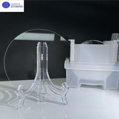 購入 SAW装置のための6インチ耐熱透明モノ結晶クォーツ結晶基板 オンライン製造