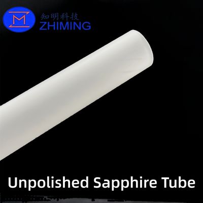 購入 Unpolished Sapphire Tube - High-Performance Single Crystal Al₂O₃, Custom Sizes Available オンライン製造