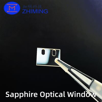 購入 Customized Square Sapphire Optical Window with Through Hole オンライン製造