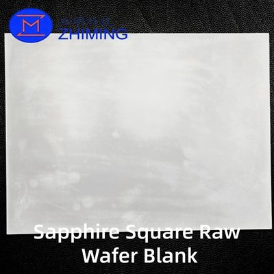 購入 Sapphire Square Raw Wafer Blank for Optical, Semiconductor, and High-Temperature Applications オンライン製造