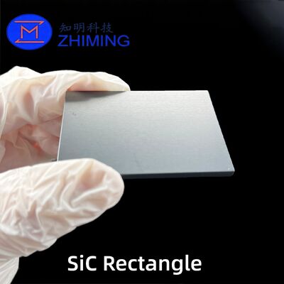 購入 Silicon Carbide Rectangle Substrate SiC Chip for Advanced Electronics オンライン製造