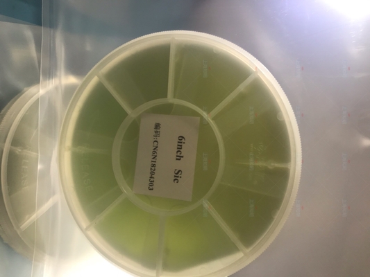 購入 模造の主な等級6inchの炭化ケイ素sicのウエファー0.5mm 0.35mm DSP 4H-N/semiの厚さの基質 オンライン製造