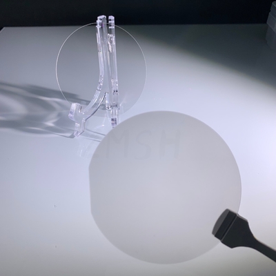4inch SSPのサファイアのウエファーの水晶ガラスの厚さ0.1mm 0.15mm 0.2mm