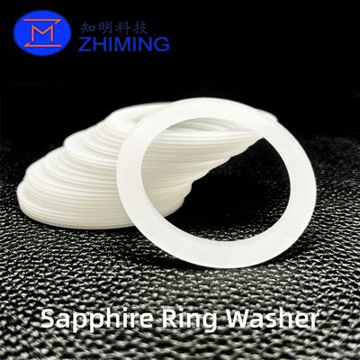 Custom Sapphire Ring Washer – Wear-Resistant, Insulating Single-Crystal Al₂O₃ Component