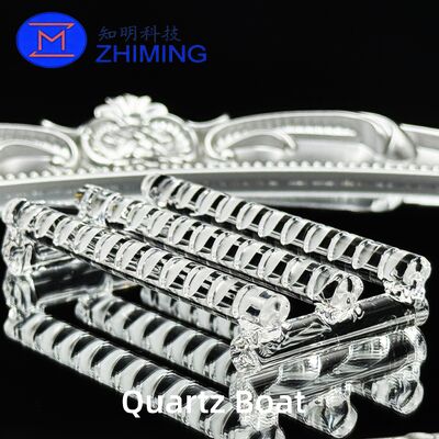 半導体加工のためのカスタムデザインのクォーツボート